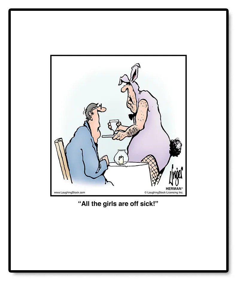 All the girls are off sick!