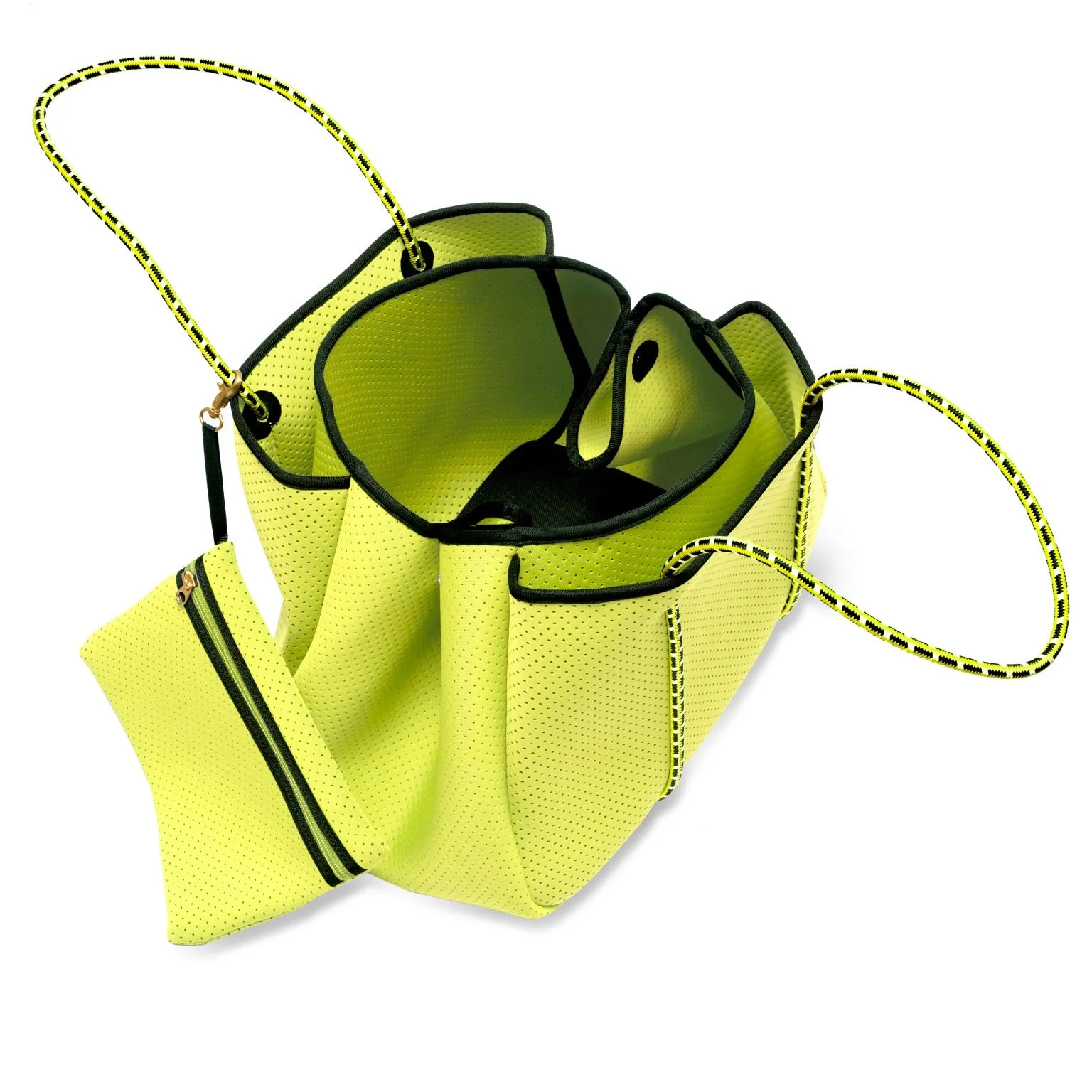 Annabel Ingall - Sporty Spice Neoprene Tote in Yellow