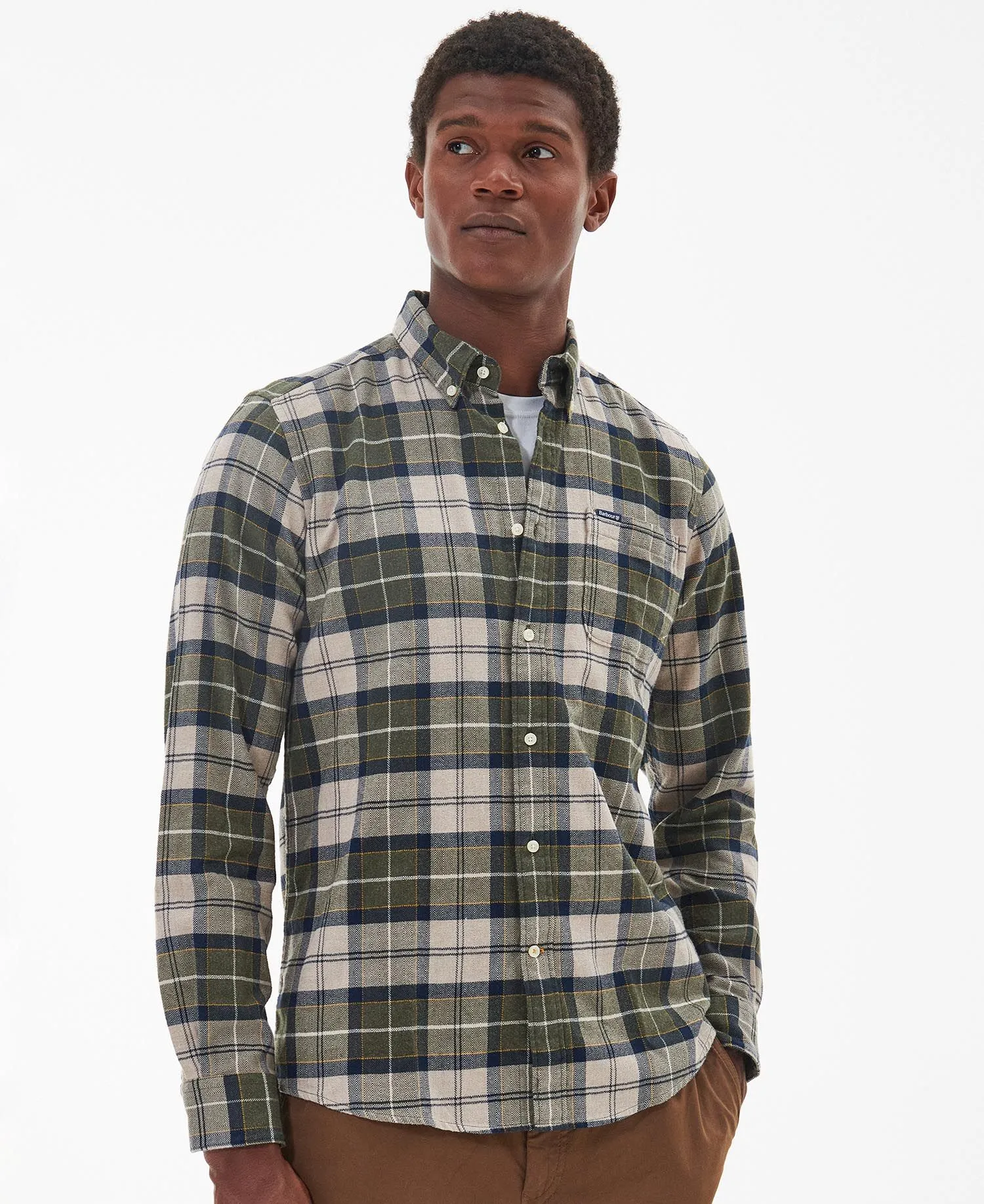 Barbour Kyeloch Tailored Shirt - FOREST MIST