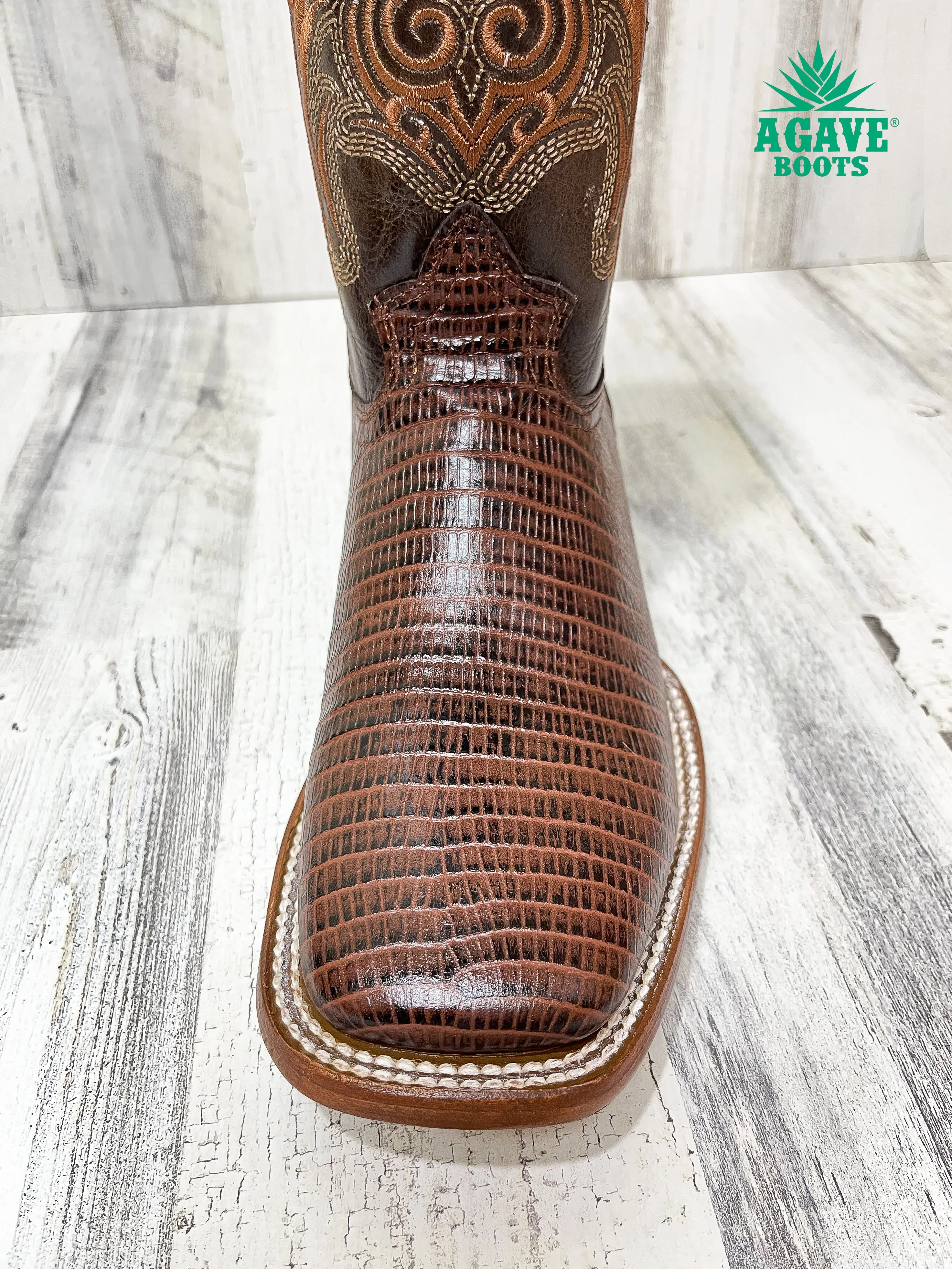 BROWN LIZARD | MEN SQUARE TOE WESTERN COWBOY BOOTS