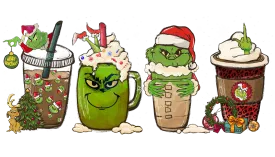 Coffee green monster, character