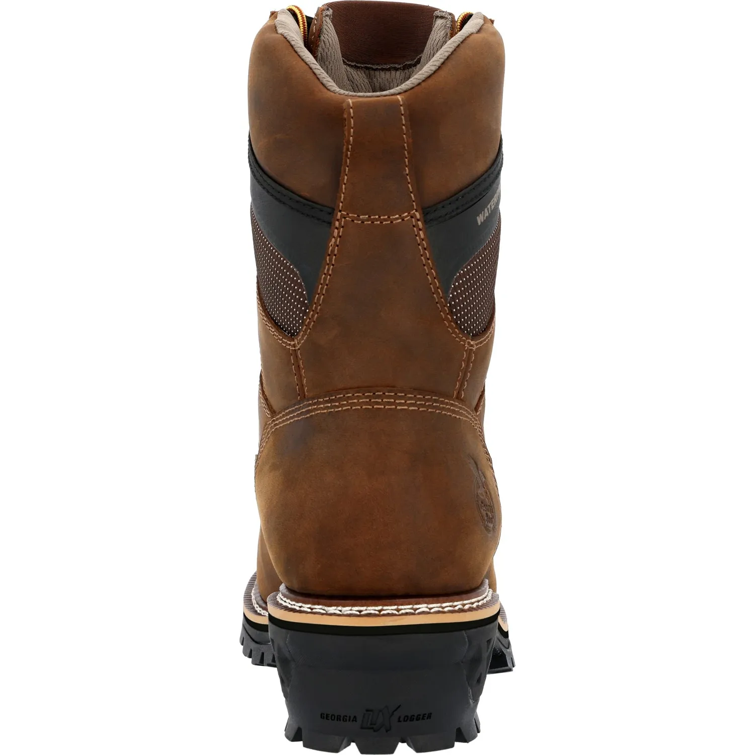 Georgia Mens LTX Logger WP Crazy Horse Leather Work Boots