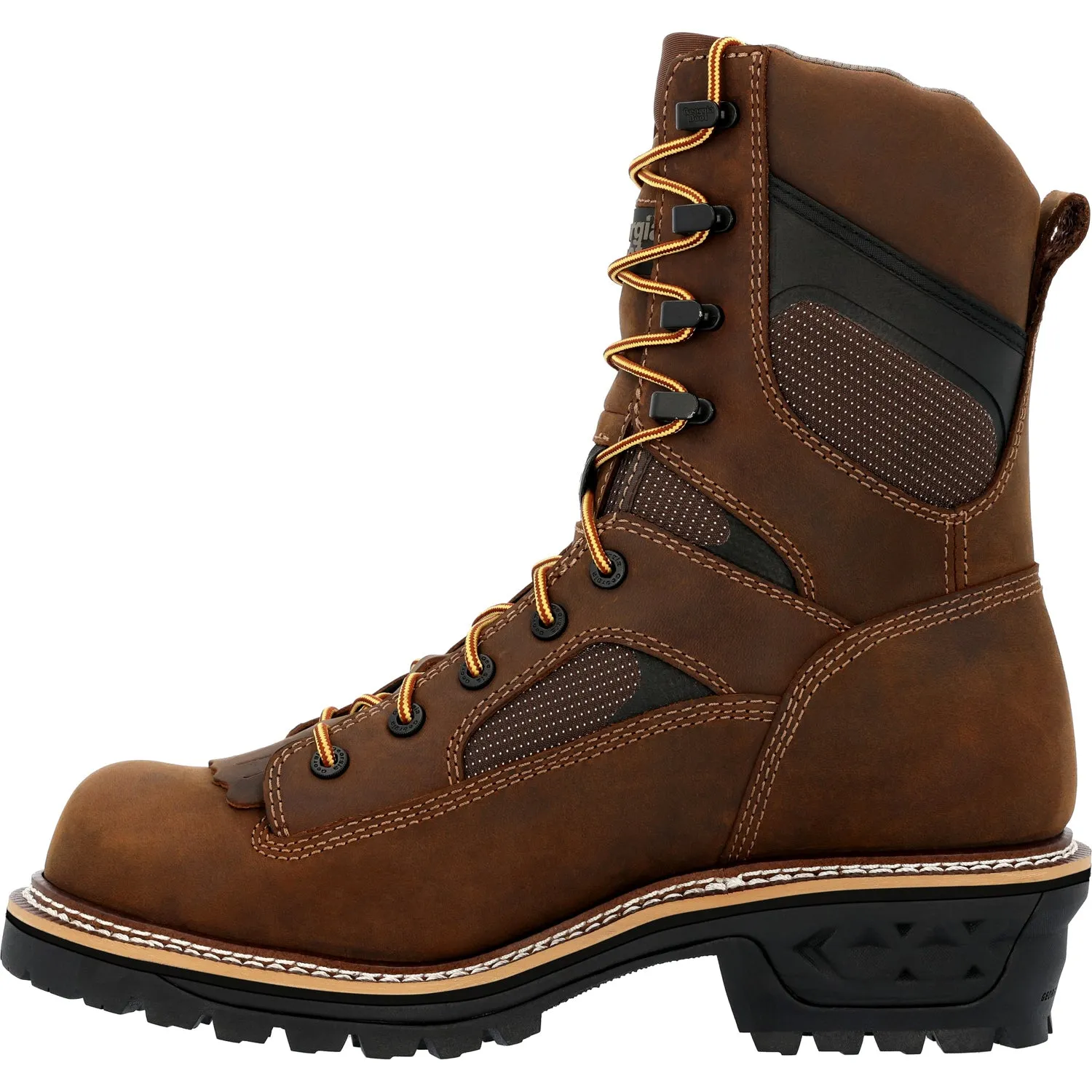 Georgia Mens LTX Logger WP Crazy Horse Leather Work Boots