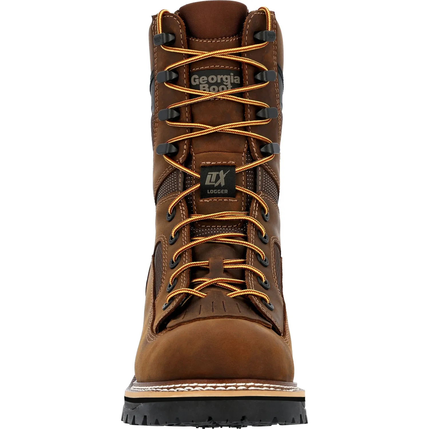 Georgia Mens LTX Logger WP Crazy Horse Leather Work Boots