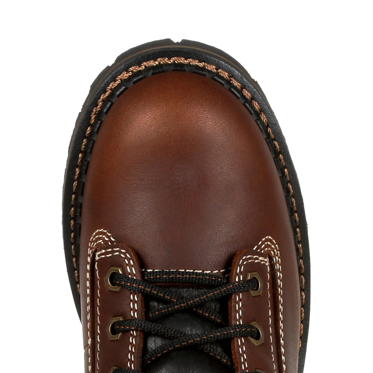 Georgia Womens AMP LT Logger WP AT Brown Leather Work Boots