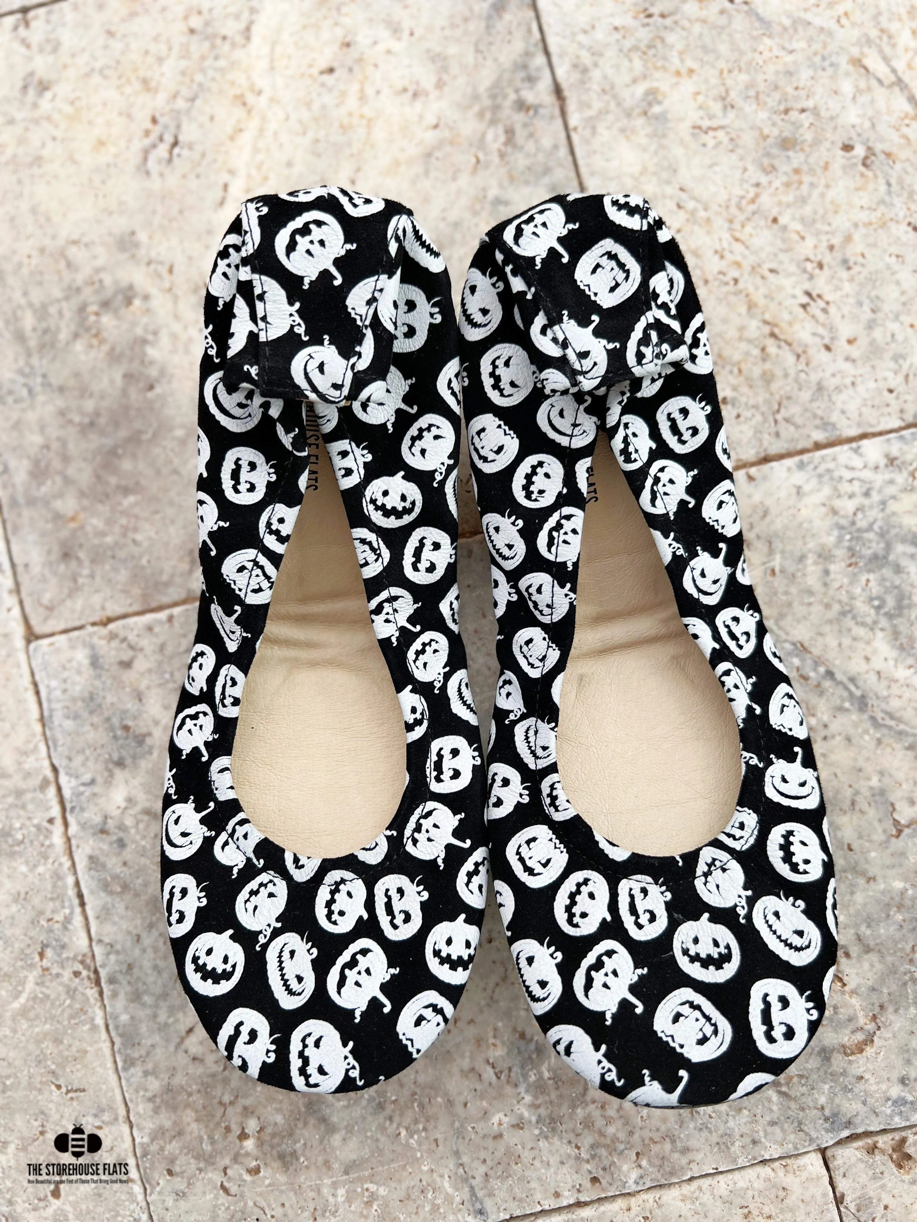 Jackie Printed Suede - Black and White