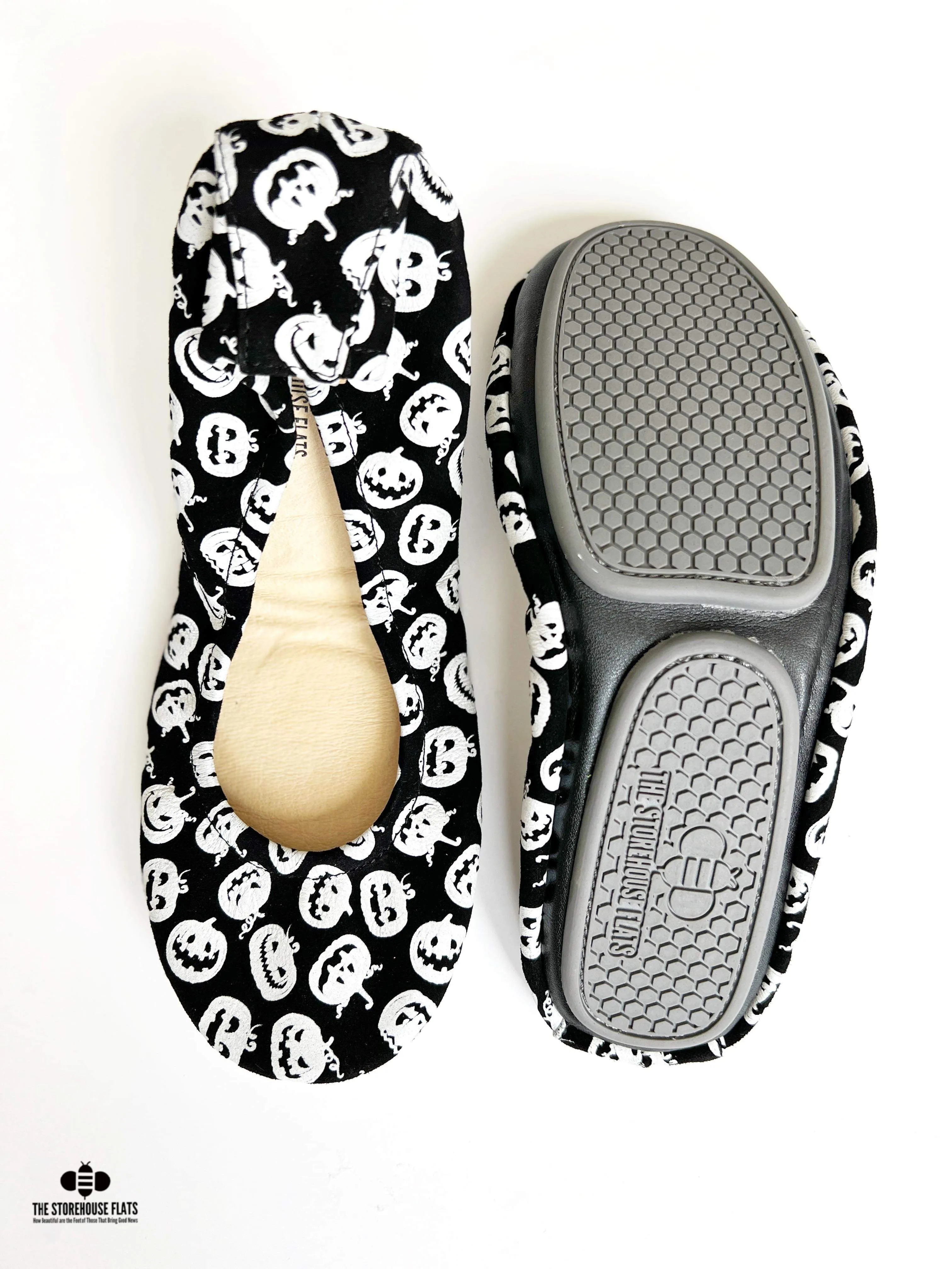 Jackie Printed Suede - Black and White
