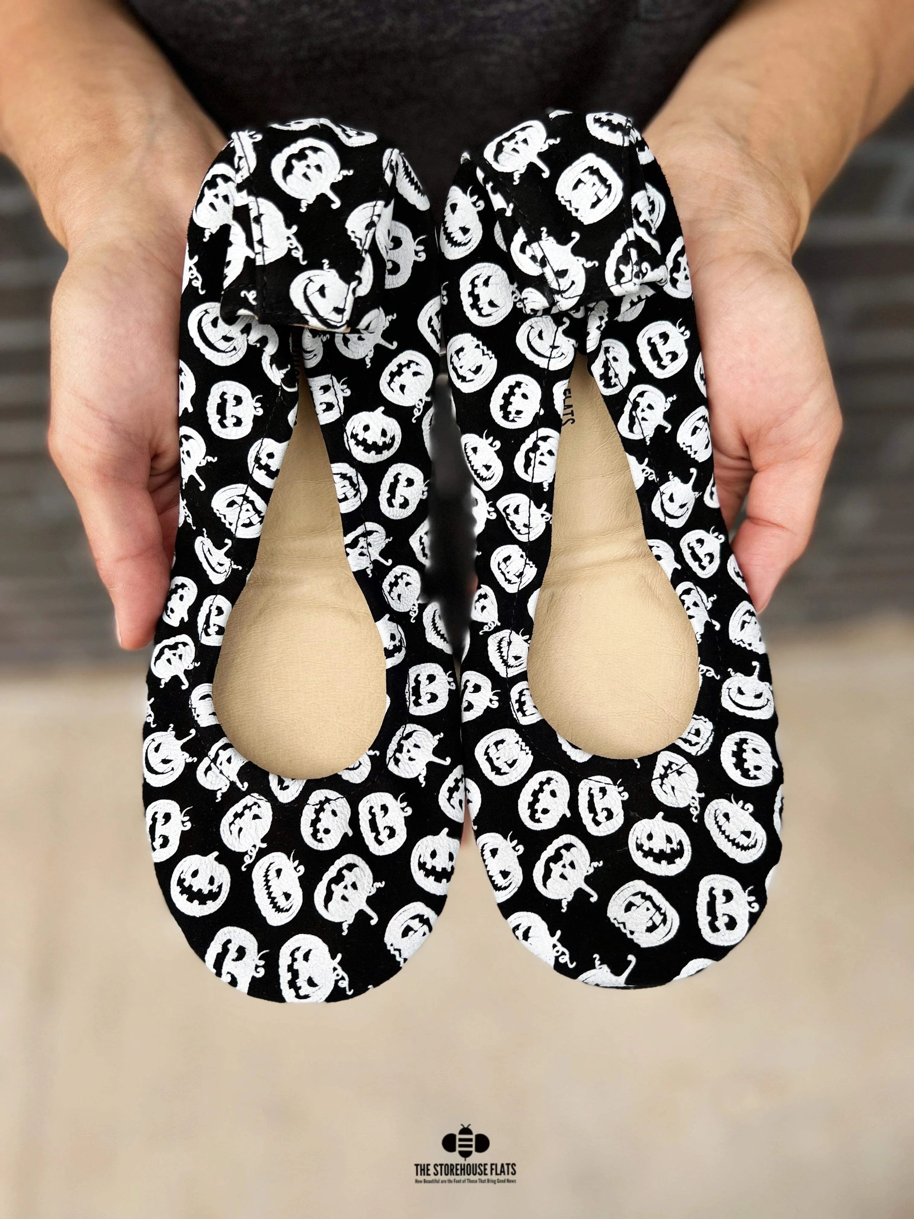 Jackie Printed Suede - Black and White