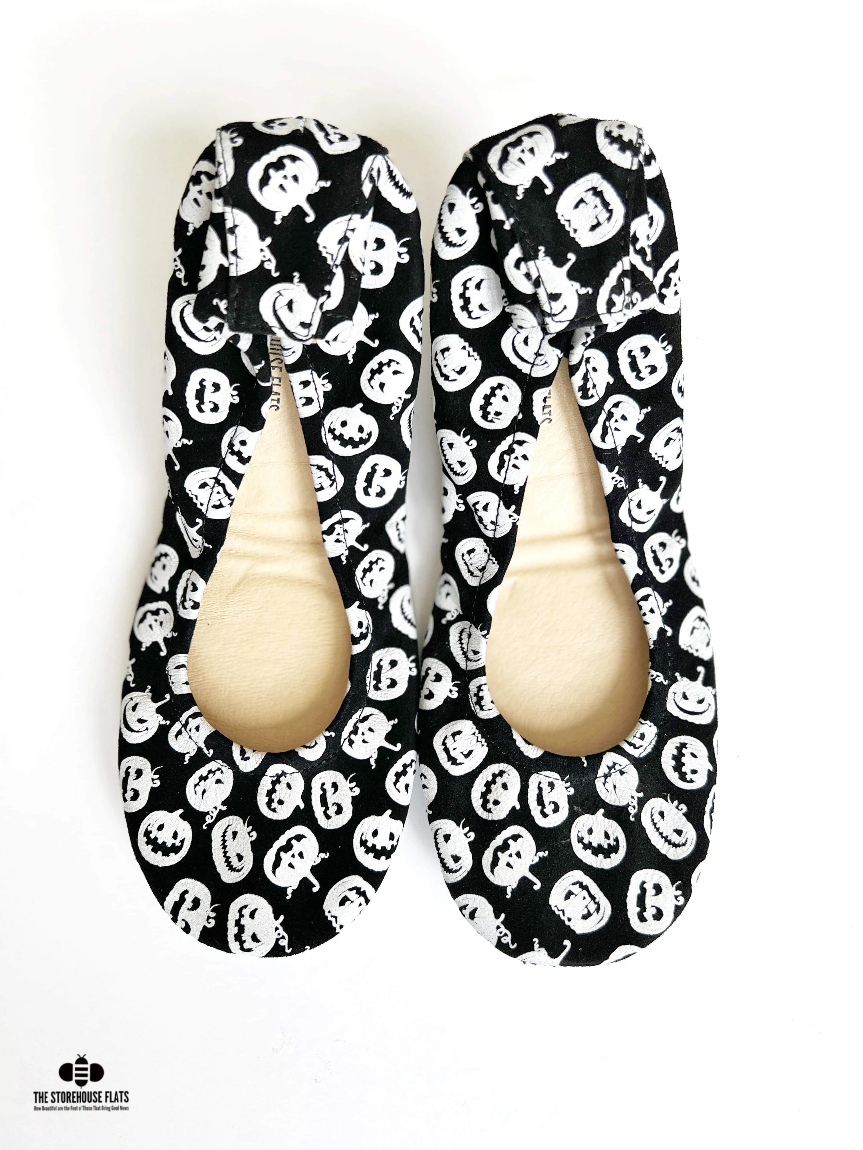 Jackie Printed Suede - Black and White
