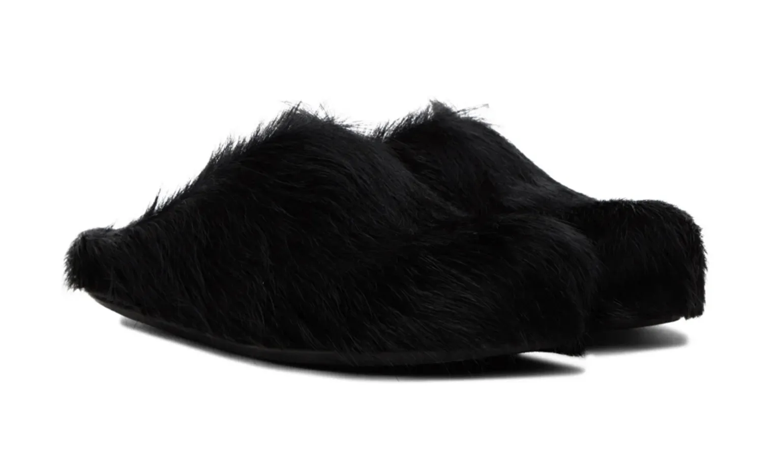 Marni Fussbet Sabot Loafers Black