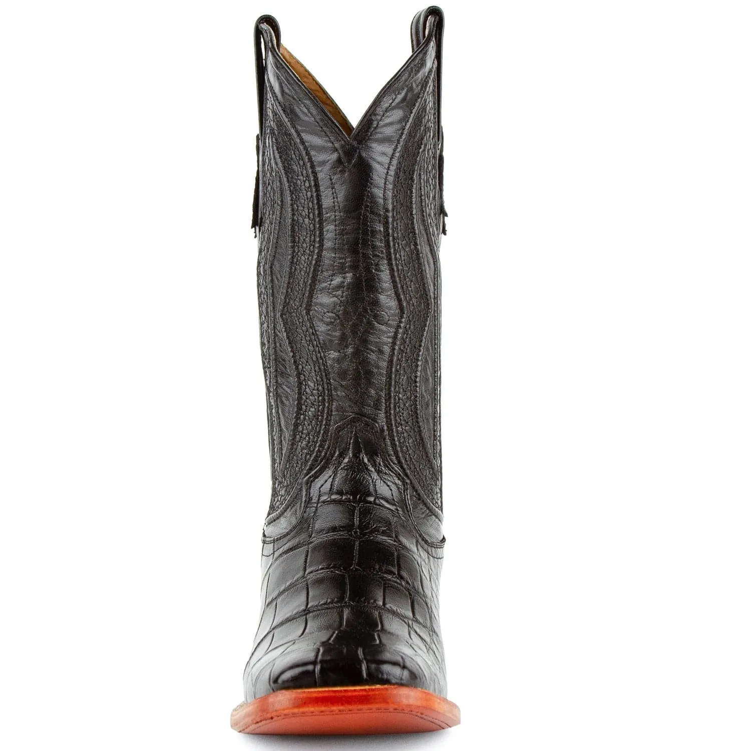 Men's Ferrini Stallion Alligator Belly Square Toe Boots 1079304