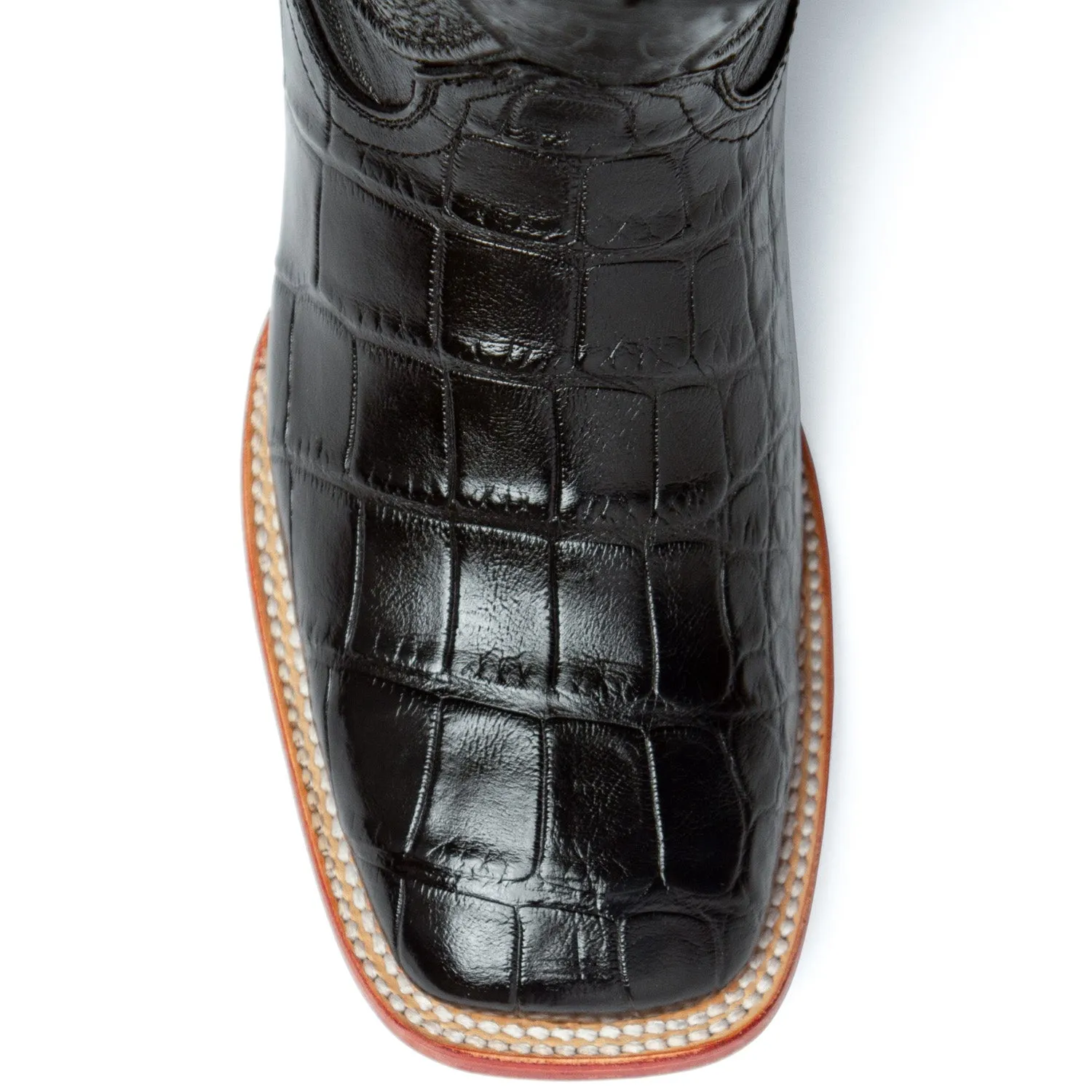 Men's Ferrini Stallion Alligator Belly Square Toe Boots 1079304