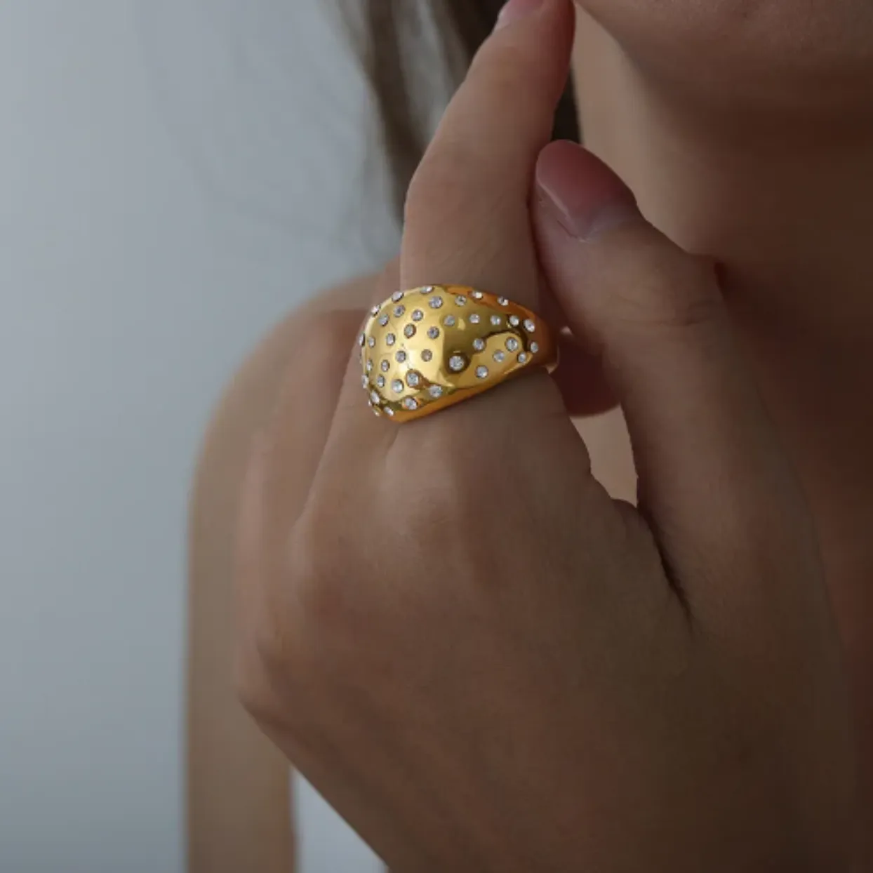 NIGHT STARS  -  18K WATERPROOF RING