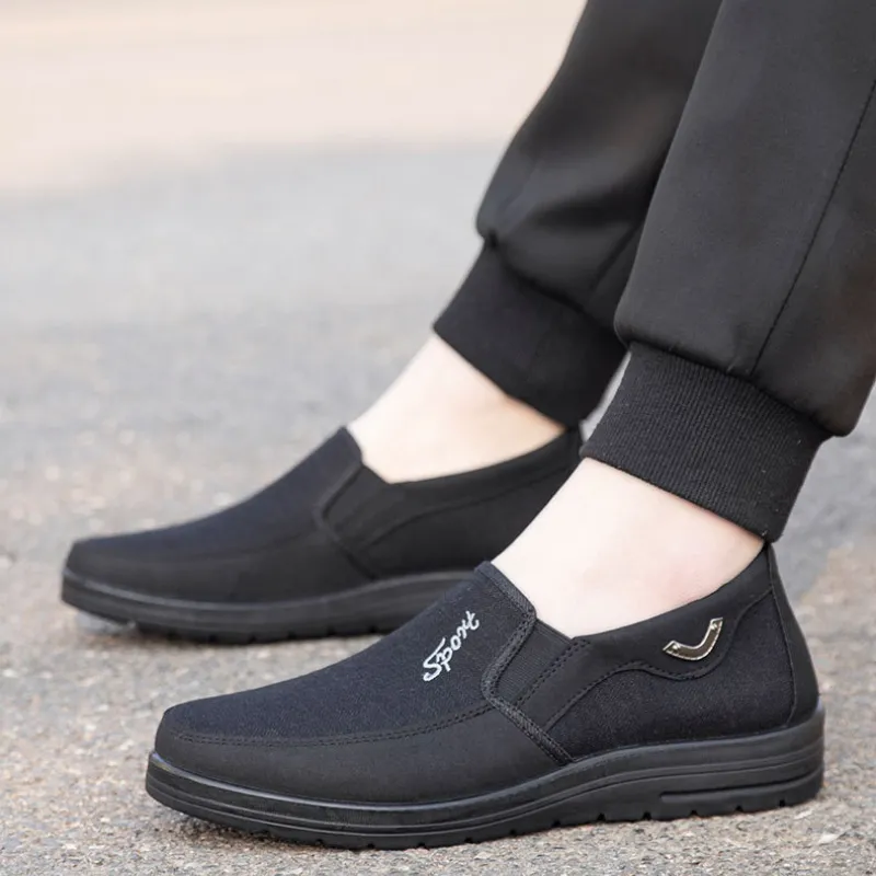 OCW Orthopedic Men Shoes Comfortable Canvas Lightweight Summer Casual Loafers