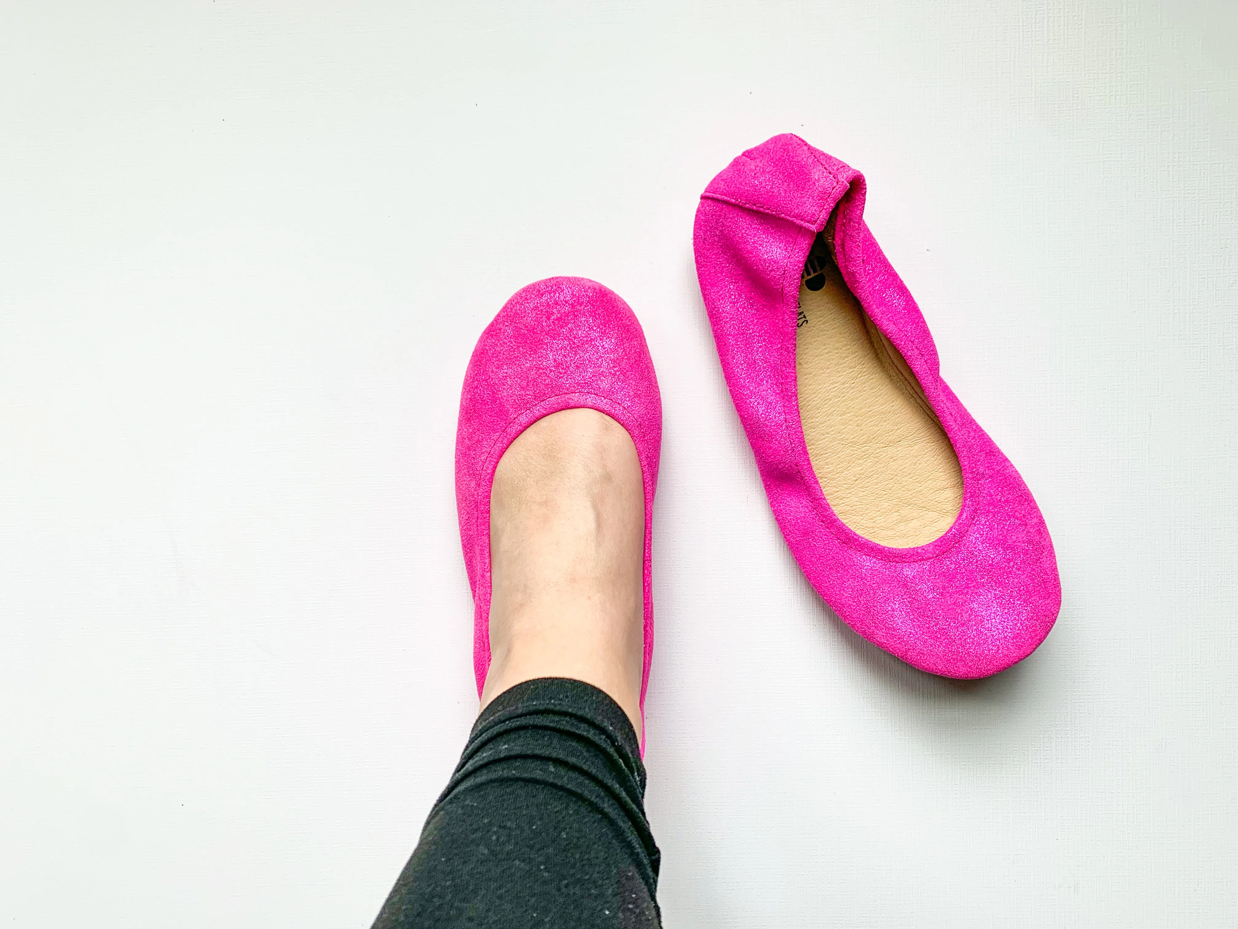Pink Neon Suede Glam